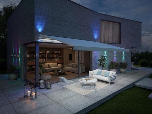 Markilux MX4 toile blanche et éclairage coloré intégré