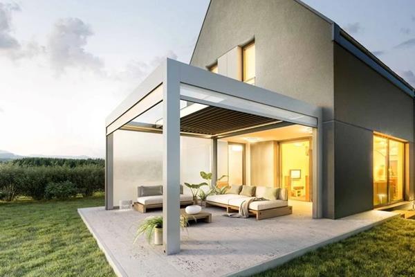 Pergola toit en accordéon - Pergola à lames rétractables