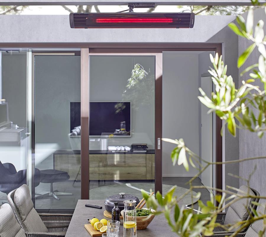 Réalisation d'une terrasse chauffée au Luxembourg