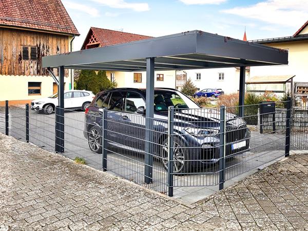 Carports modulaires en acier
