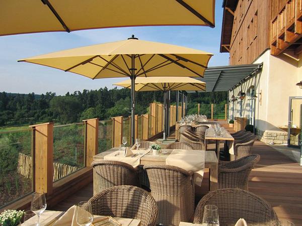Parasol professionnel - Aménagement d’une terrasse pour les professionnels de l’Horesca